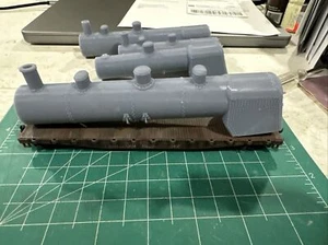 Ho Scale Flat Car Load Large Locomotive Boiler - Picture 1 of 3