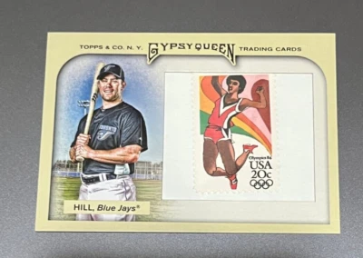 Aaron Hill 2011 Topps Gypsy Queen Framed Stamp 84 Olympics #129 SSP /10 !!! - Image 1 of 2