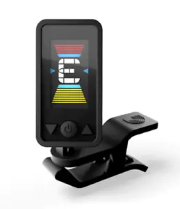 D'Addario PW-CT-17BK Eclipse Headstock Guitar & Bass Tuner Black - Picture 1 of 13