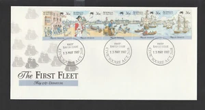 1987 Bicentennial - The First Fleet - Departure FDC - Picture 1 of 2