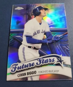 2020 Topps Chrome Cavan Biggio "Future Stars" Insert Refractor #FS-13 Blue Jays - Picture 1 of 2
