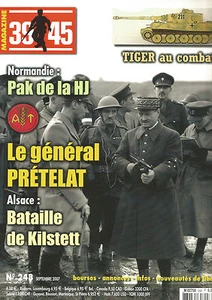 39-45 N°248 LE GENERAL PRETELAT / PAK DE LA HJ / BATAILLE DE KILSTETT / TIGER - Imagen 1 de 2