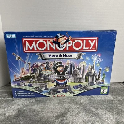 Monopoly Here & Now Edition America Has Voted Board Game COMPLETE NEW SEALED - Image 1 of 4