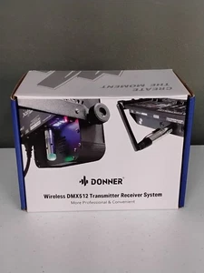 Donner Wireless DMX 8PCS Black Metal DMX512 wireless Dfi DJ 2.4G 7 Receivers & 1 - Picture 1 of 3