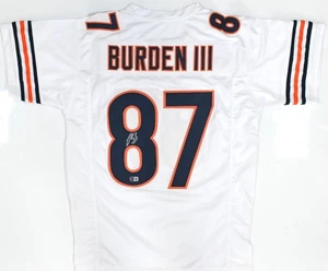 Luther Burden Autographed White Pro Style Jersey - Beckett W Hologram *Silver - Picture 1 of 3