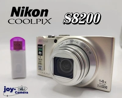 Nikon COOLPIX S8200 16.1MP 14x Optical Zoom Compact Digital Camera Full HD - Изображение 1 из 4