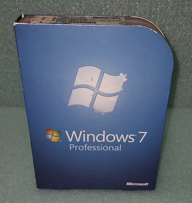 Microsoft Windows 7 Professional Full 32 & 64 bit DVD MS WIN PRO=NEW RETAIL BOX= - Image 1 of 2