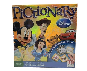 Disney Pictionary Game by Mattel – SEALED! 100% Complete Family Board Game - Picture 1 of 6