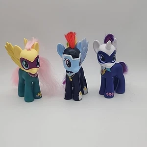 MLP My Little Pony Power Ponies 2010 Super Heroes 5,5” LOTE de 3 - Imagen 1 de 10