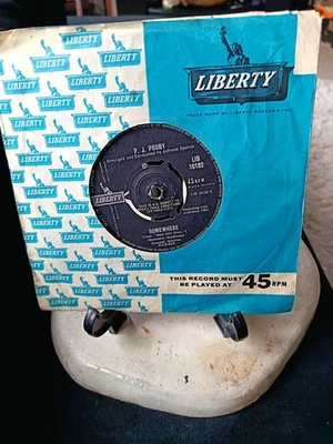 P. J. Proby - Somewhere-just Like Him  (7"Single 1964) Good Condition Throughout - Image 1 of 4