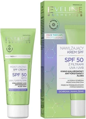 Crema Hidratante Eveline Face Therapy SPF50 50 ml - Antienvejecimiento - Protección Solar Foto 1 de 4