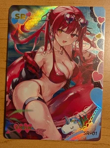 Houshou Marine Hololive SR-01 Femme Fatale Goddess Story Anime Waifu Card - Picture 1 of 1