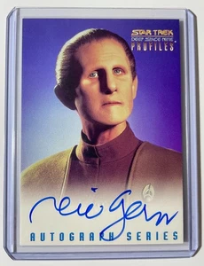 STAR TREK DEEP SPACE NINE PROFILES RENE AUBERJONOIS ODO AUTOGRAPH CARD DS9 - Picture 1 of 2