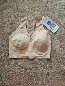 True & Co. True Everybody Damen Mesh Racerback BH - Größe S - Nude NEU - Bild 1 von 5
