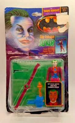 Figura de película de Batman Sky Escape Joker 1989 Kenner 1990 tarjeta dañada Foto 1 de 4