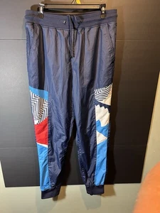 STAPLE PIGEON DOUBLE LOGO RETRO JOGGER TRACK PANTS SIZE L 90s Y2K - Picture 1 of 10