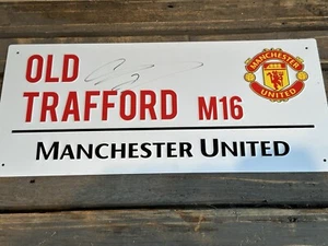 Firmado por Cristiano Ronaldo Manchester United Old Trafford - Imagen 1 de 3