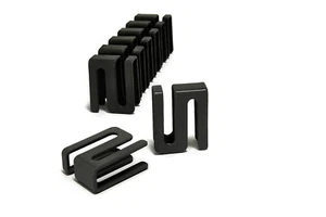 HSS S-Haken Verbinder für Drahtregale Anbaugeräte, Stahl, schwarz, 8er Pack - Bild 1 von 4