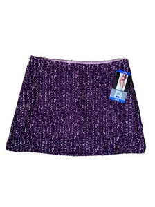 NWT Colorado Clothing Tranquility Ladies' Skort - PURPLE Sparkle Plum Size L - Bild 1 von 6