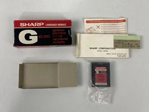 Vintage SHARP S IQ-31G SPRACHMODUL NEU - Bild 1 von 7