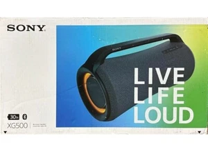 Sony XG500 X-Series Portable Water-Resistant Bluetooth Speaker (Black) *SRSXG500 - Picture 1 of 6