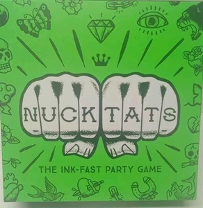 Nuck Tats The Ink-Fast Party Game 2023 von Funko Games BRANDNEU SEALED - Bild 1 von 4