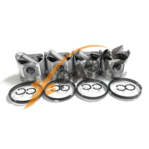 4 set Piston & Ring For Yanmar 4TNE88 Engine 129001- 22081 - Picture 1 of 6