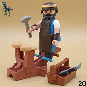 Playmobil-zapatero-artesano-remendon-campesino-sandalias-sastre-medieval-western - Imagen 1 de 2