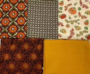 FAT QUARTER BUNDLE OF 5 - FQ1248 - FALL - Picture 1 of 1