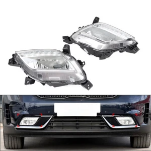 Left Right Front Fog Lights Daytime Running Lights For Kia Niro 2017-2019 - Picture 1 of 16