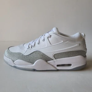 Mujer Air Jordan 4 RM Blanco Plata Brillo HQ3441-111 Talla 8.5 - Imagen 1 de 5