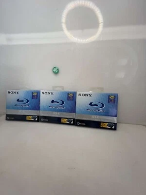 3 Nuevos discos Blu-Ray Sony Full HD 1080 BD-R grabables 25 GB 1-2x Foto 1 de 2
