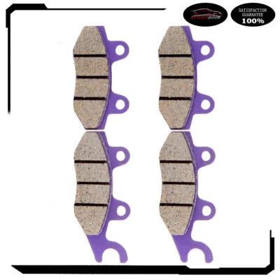 Pastillas de freno delanteras y traseras de fibra de carbono para 09-12 2011 Kawasaki Ninja 250R EX250J Foto 1 de 4