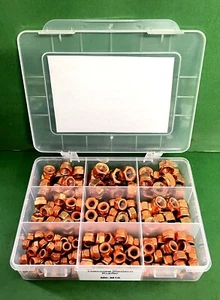 Thermag Dadi Esagonali Ramati Assortimento Collettori Dado M6 - M10 (170pz) - Foto 1 di 3