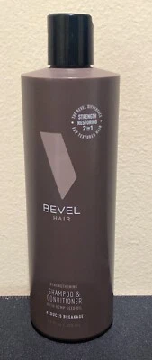 Champú y acondicionador biselado para fortalecer el cabello con aceite de semilla 12 fl oz Foto 1 de 3