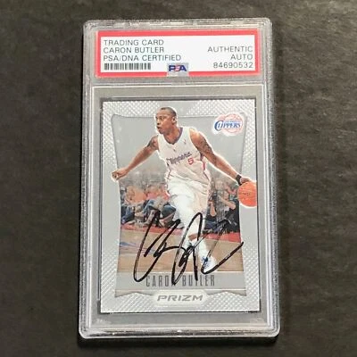 2012-13 Panini Prizm #89 Caron Butler Signed Card AUTO PSA Slabbed Clippers - Image 1 of 2