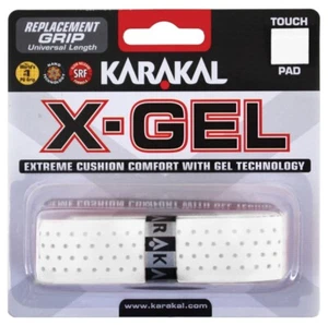 Karakal X-Gel Tennis Ersatzgriff - weiß - Badminton - Squash Grips Gel - Bild 1 von 1