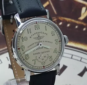 Orologio Vintage URSS Sturmanskie Orologio Meccanico Militare Sovietico Yuri Gagarin - Foto 1 di 12