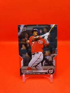 2022 Topps Now Red Parallel #34 Maikel Franco Nationals 3/10 - Picture 1 of 2