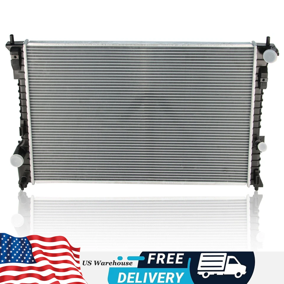 Aluminum Radiator Fits 11-19 Ford Explorer 3.5L for 2010-2018 Lincoln MKT 3.7L Foto 1 de 4