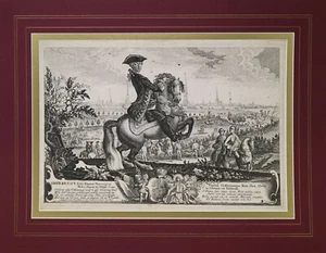 RADIERUNG RADIERUNG Johann Lorenz RUGENDAS "Federico V" Ende 1700 - Bild 1 von 5