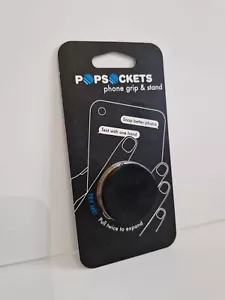 PopSockets PopGrip Extendable Stand Phone Grip Holder Stand Black - Picture 1 of 4