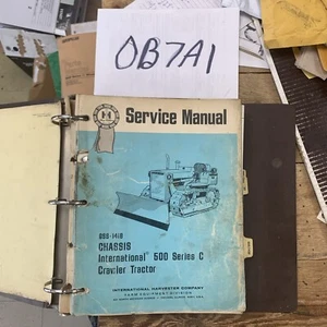 International 500 Crawler Tractor Service Manual Chassis + Power Train + Sup OEM - Picture 1 of 13