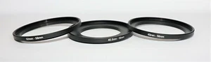 One Brand New Metal Stepping-up Filter Adapter to Fit 58mm Filters, 3 choices - Picture 1 of 18