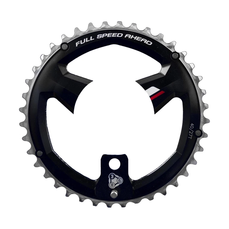 FSA K-Force MTB Chainring 86BCD 40T 2x9 Black - Image 1 of 1