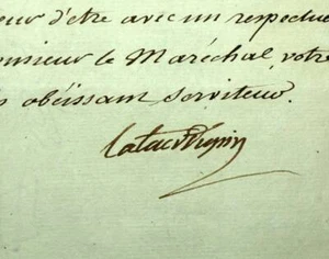 Courier Maréchal De France Louis Georges Érasme De Contades, Vachon De Belmont. - Picture 1 of 4