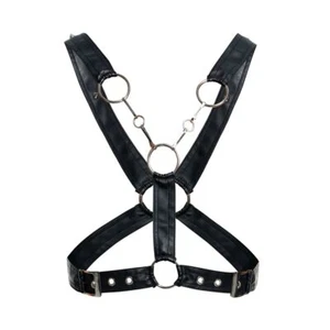 Underwear: MaleBasics DMBL09 DNGEON Cross Chain Harness - Picture 1 of 18