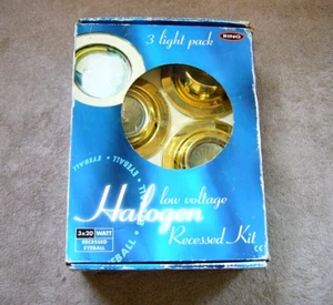 Vintage RING Hallogen Strahler x3 alles Set mit Box - nagelneu - Bild 1 von 7