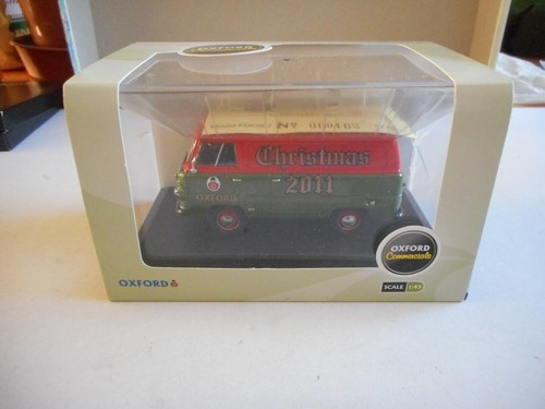 VANS Oxford Die Cast Commercials FDE007 Van Xmas 2011 1:43 Ltd Ed Cert + Scatola
