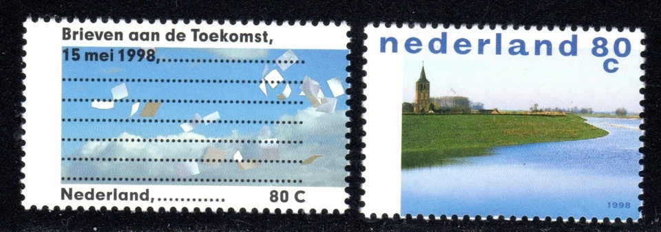 1998 Nederland SC# 994,999 - Letter Writing Day - M-NH - Image 1 of 1